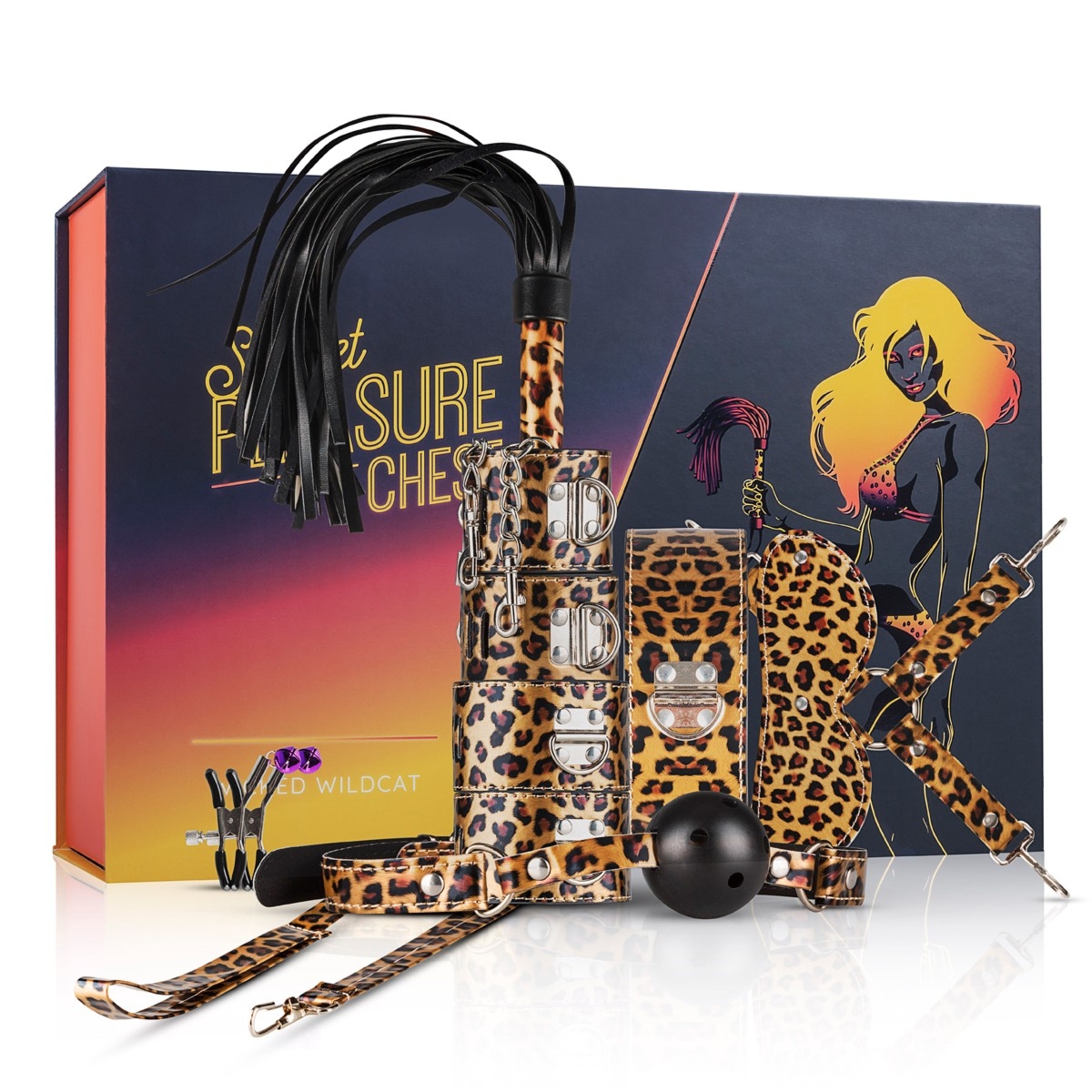 Zestaw BDSM Secret Pleasure Chest Wicked Wildcat