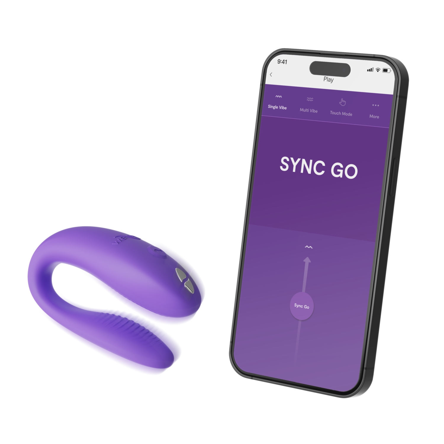 Wibrator dla par zdalnie sterowany We-Vibe Sync Go