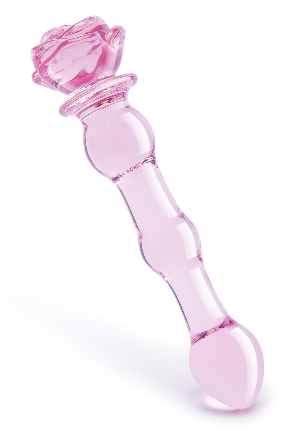 Szklane dildo z różyczką Dreamtoys Glaze Glass Rosebud 8