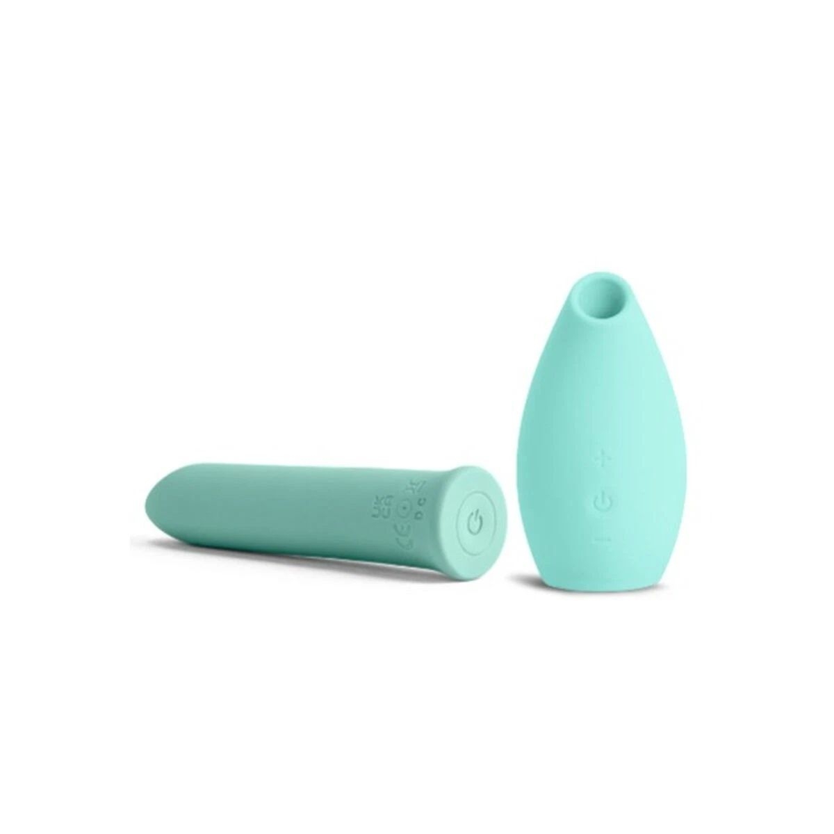 Wibrator pocisk + bezdotykowy masażer łechtaczki S Pleasures Lovers Kit Mint & Mint