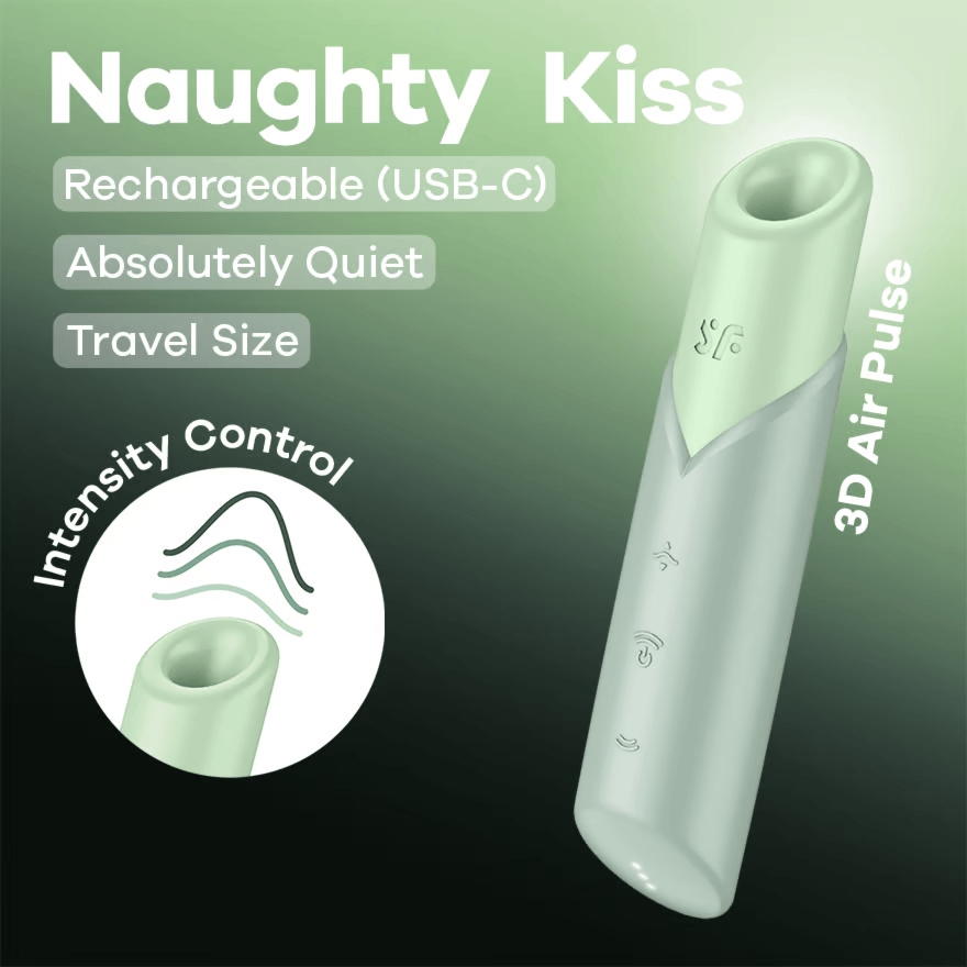 Bezdotykowy masażer Satisfyer Naughty Kiss