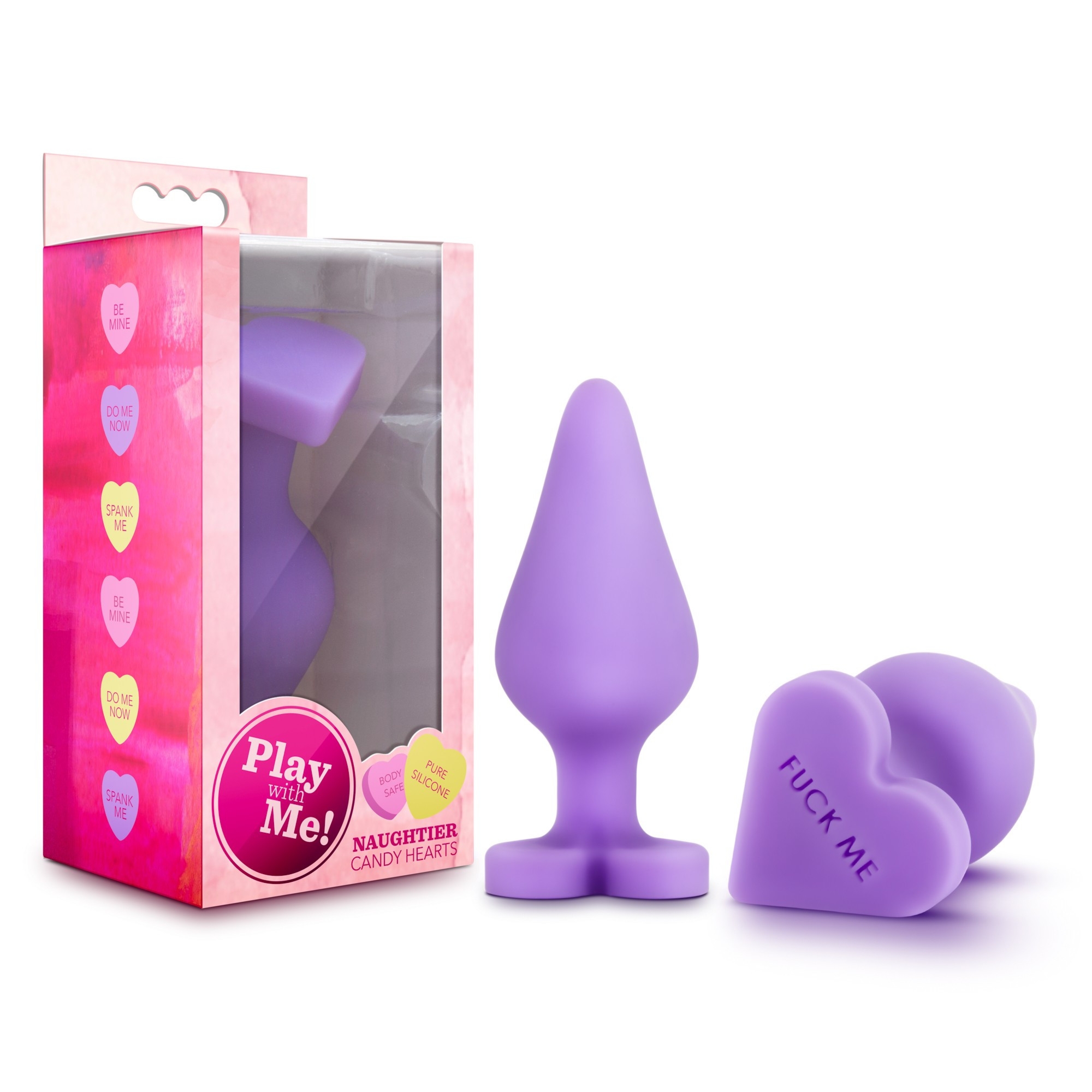Korek analny Blush Naughtier Candy Heart Fuck Me