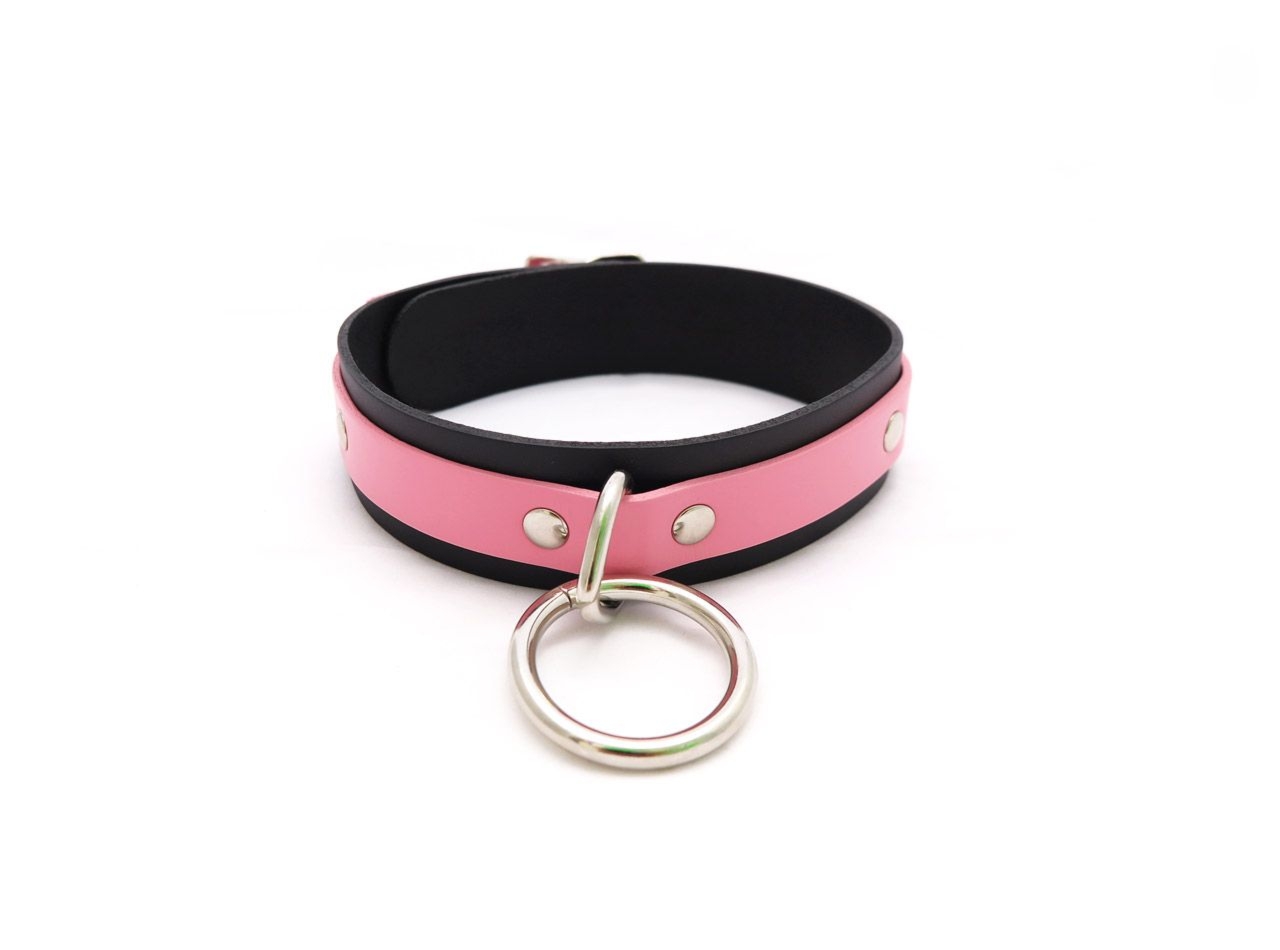 Obroża skórzana Lovely Thinkings 1-Ring Locking Slave Collar