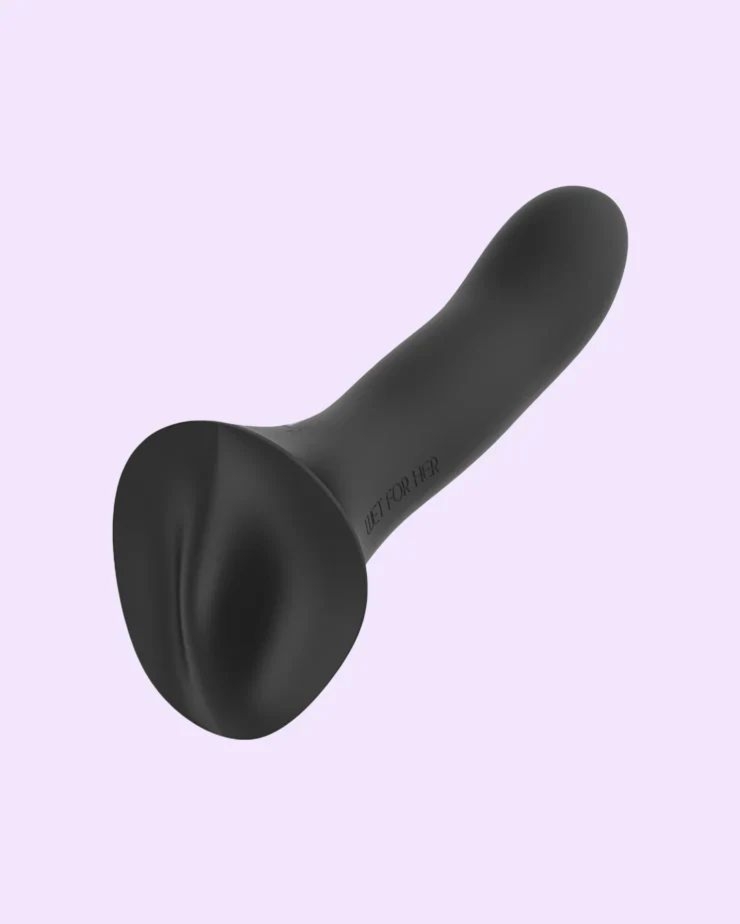 Dildo do strap-ona z bazą stymulującą Wet for Her Fusion Feelskin™