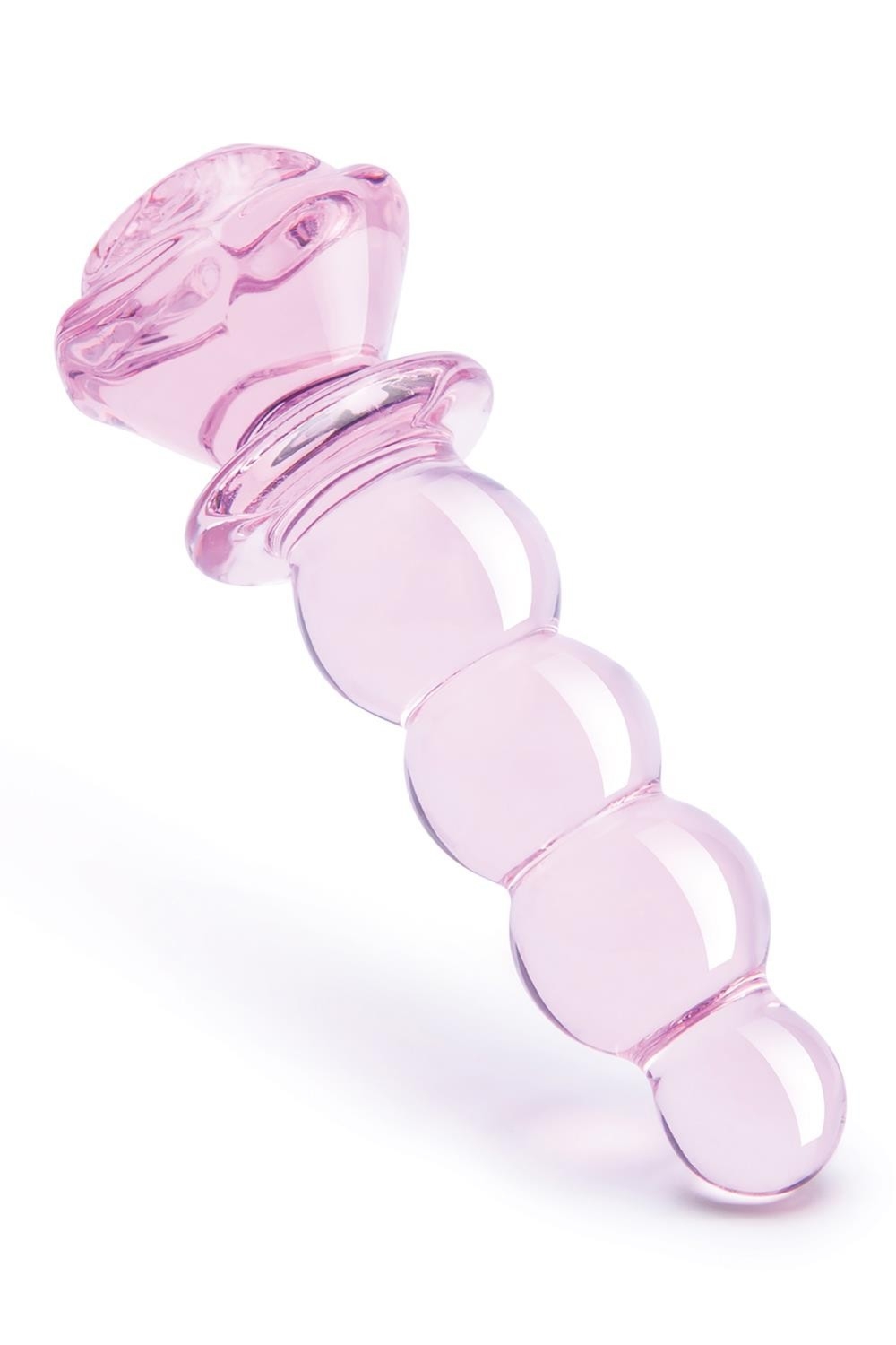 Szklane dildo Dreamtoys Glaze Glass Rosebud 5,5