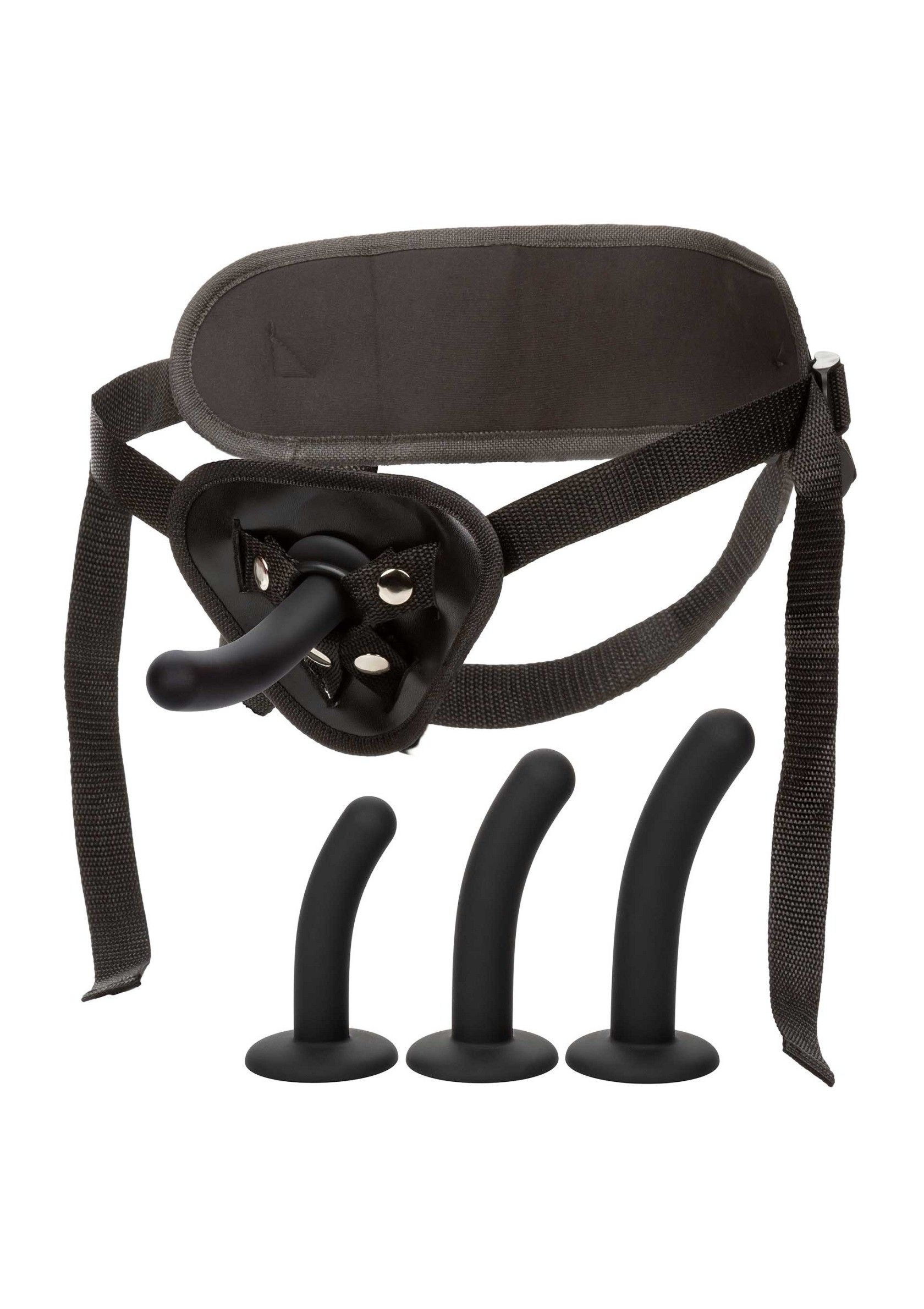 Zestaw strap-on CalExotics Boundless Silicone Curve Pegging Kit