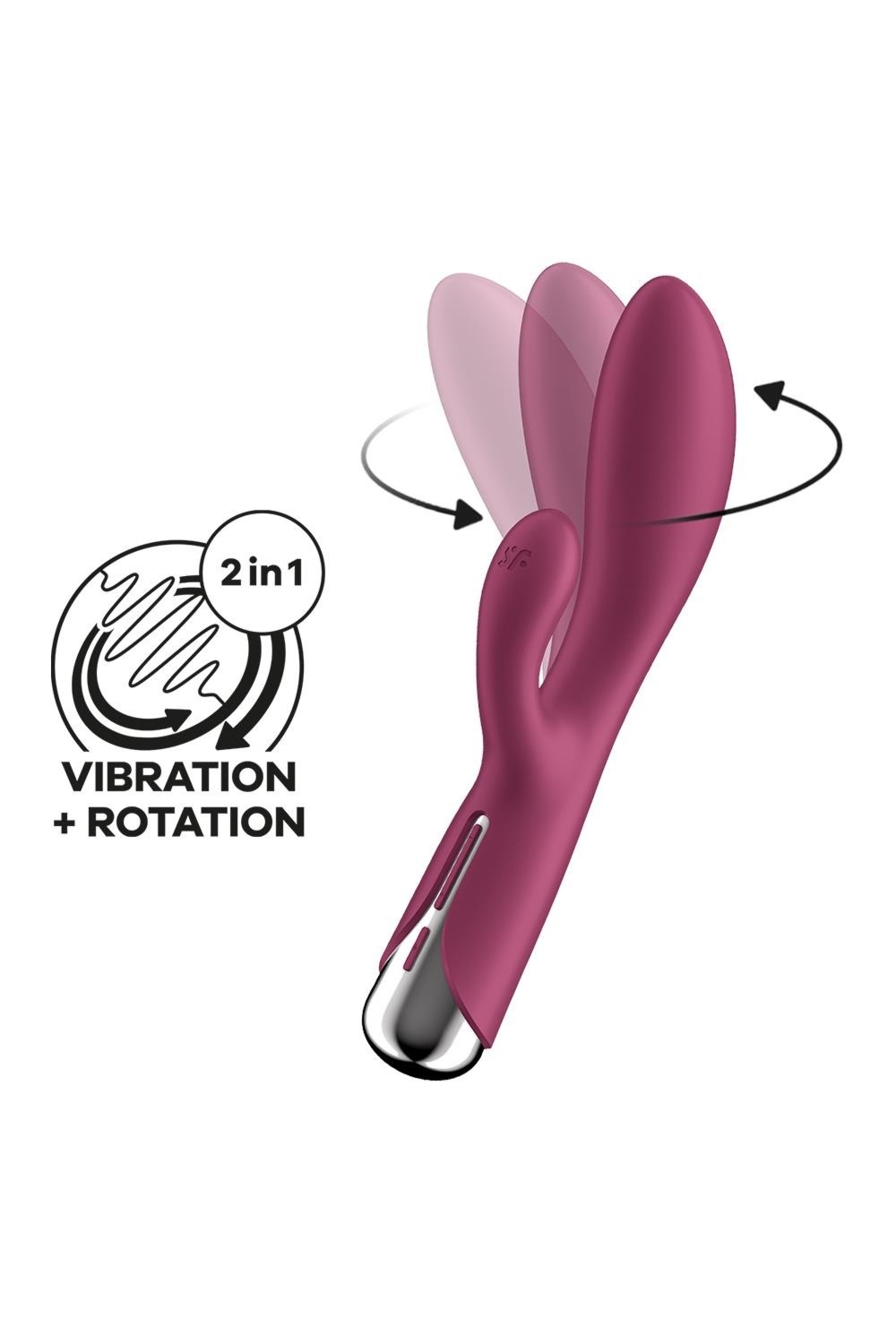 Wibrator z rotacją Satisfyer Spinning Rabbit 1