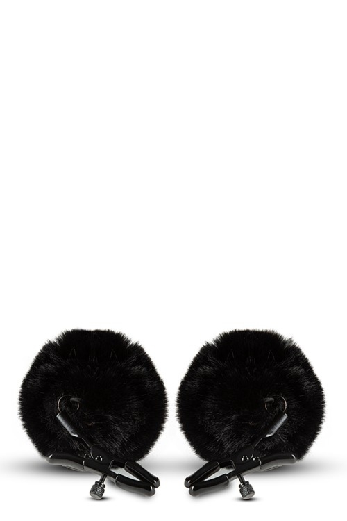 Zaciski na sutki Blush Noir Pom Adjustable Nipple Clamps