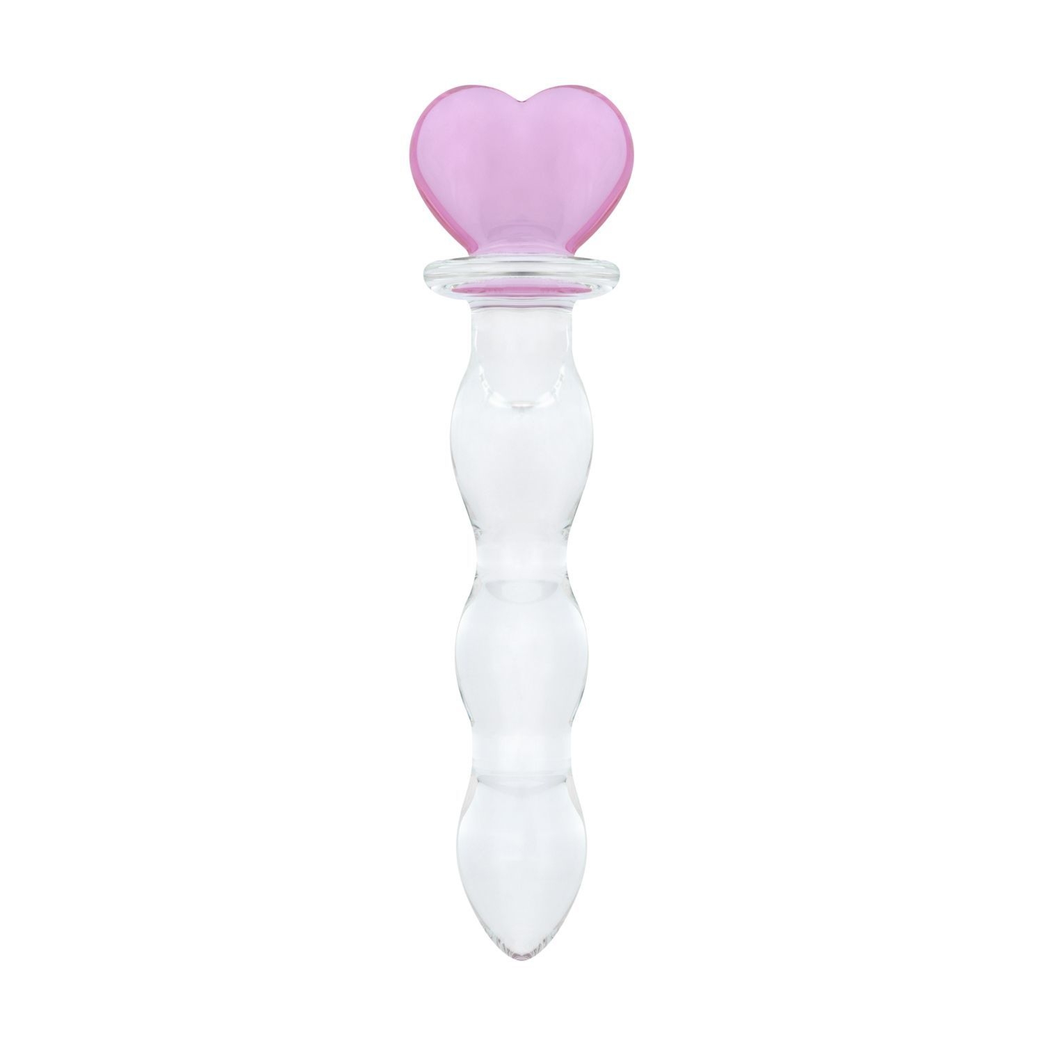 Szklane dildo z sercem Gildo No. 35 Glass Dildo Heart Shape