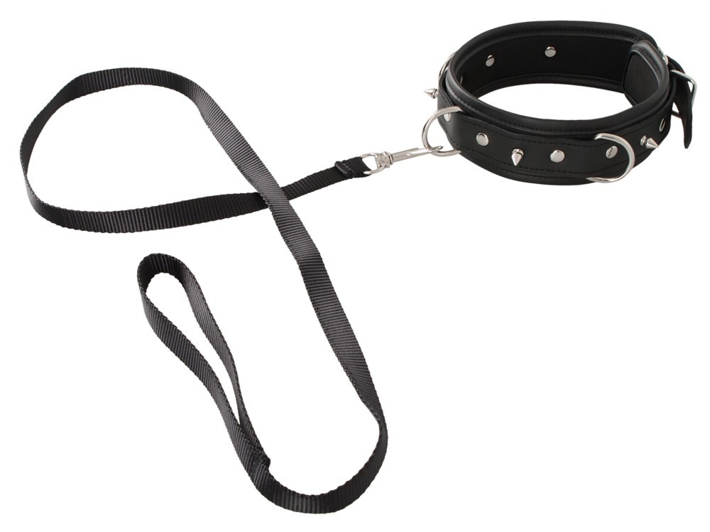 Obroża i smycz Vegan Fetish Collar and Leash