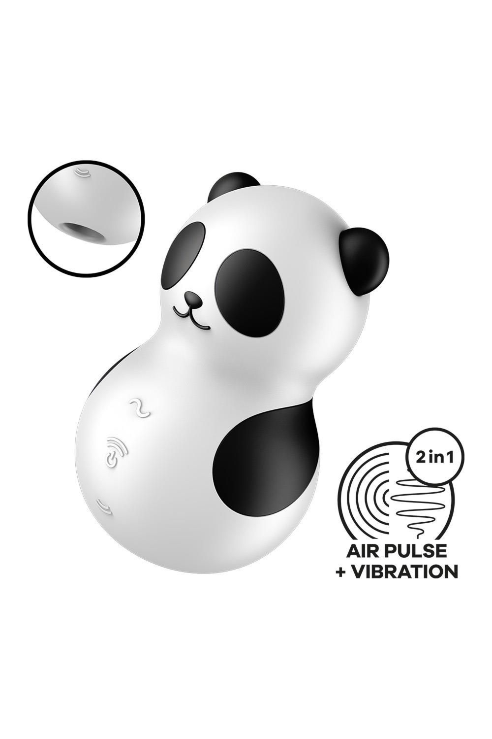 Bezdotykowy masażer 2w1 Satisfyer Pocket Panda