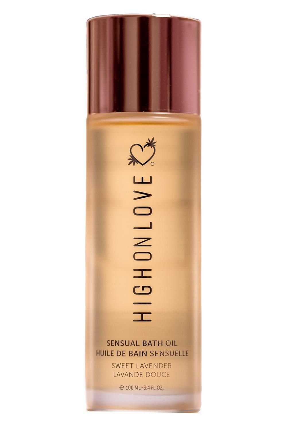 Olejek do kąpieli Hemp HighOnLove Sweet Lavender Sensual Bath Oil