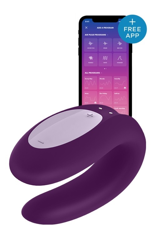 Wibrator dla par Satisfyer Double Joy Connect App