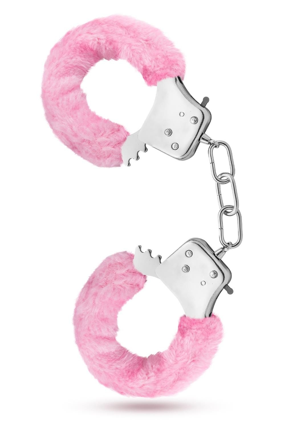 Kajdanki z futerkiem Blush Temptasia Beginner Cuffs Pink