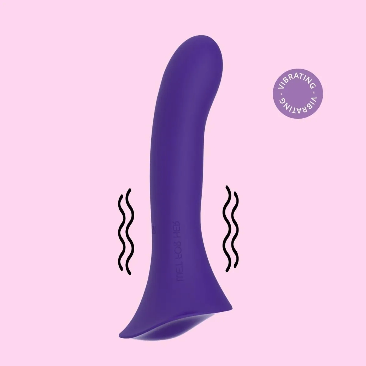 Wibrujące dildo do strap-ona z bazą stymulują Wet For Her Fusion 2.0