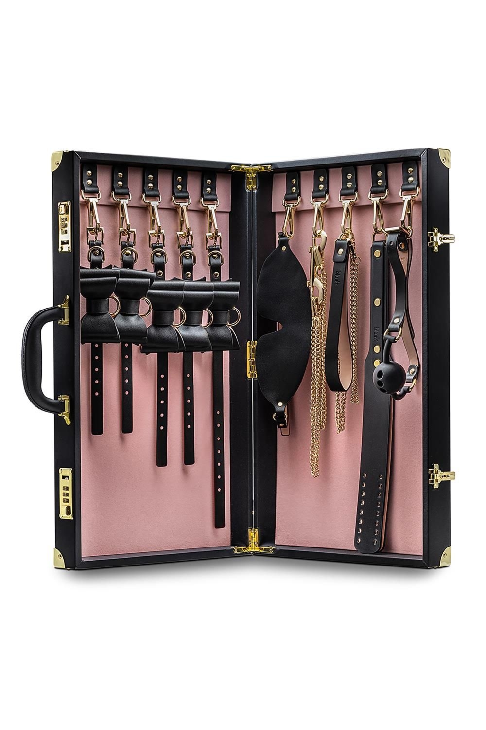Zestaw BDSM Blush Temptasia Safe Word Bondage Kit with Suitcase