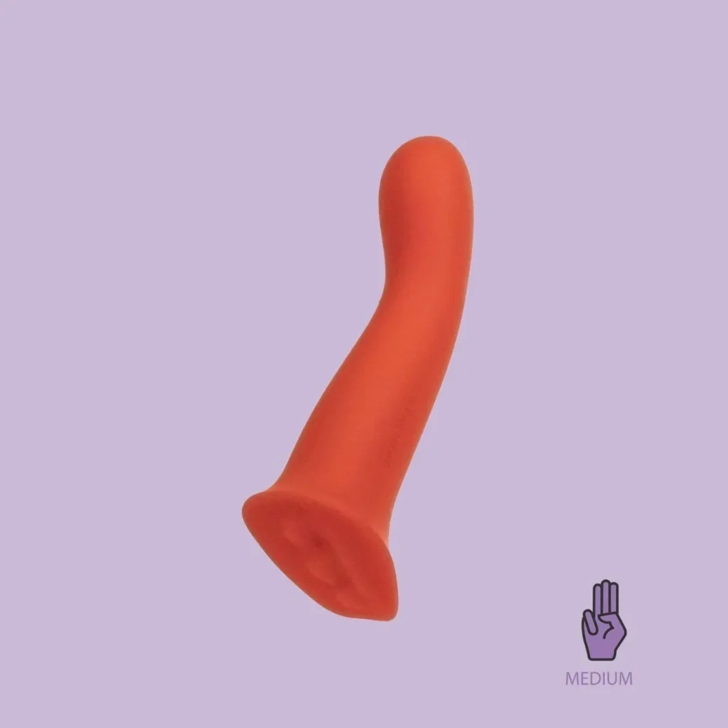 Dildo do strap-ona z bazą stymulującą Wet for Her Beanze Pleasure Base®