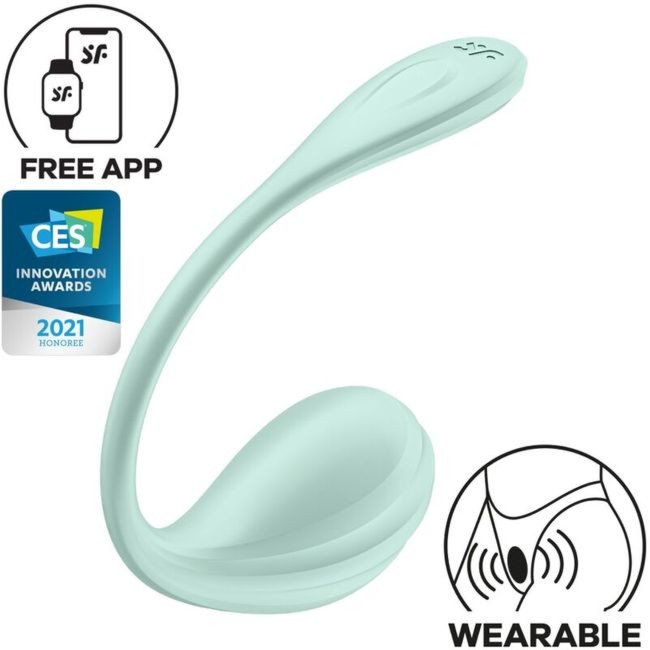 Wibrujące jajeczko zdalnie sterowane Satisfyer Smooth Petal Connect App