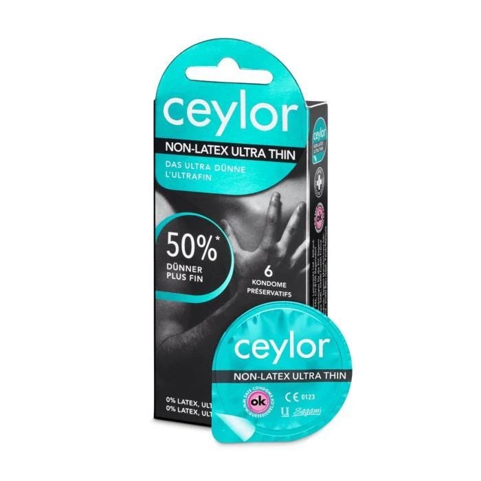 Bezlateksowe prezerwatywy Ceylor non-latex ultra thin