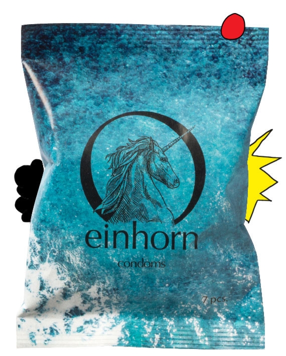 Wegańskie prezerwatywy Bali Einhorn