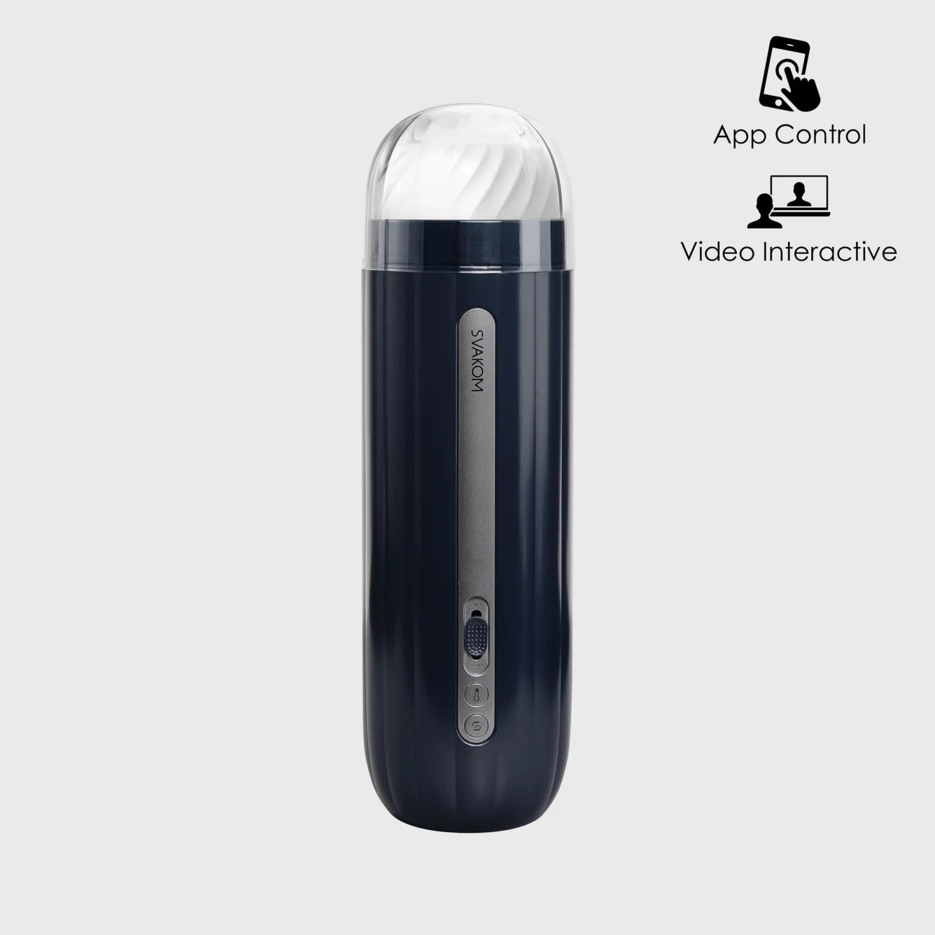 Interaktywny masturbator pulsacyjny Svakom Hannes Neo z funkcją podgrzewania