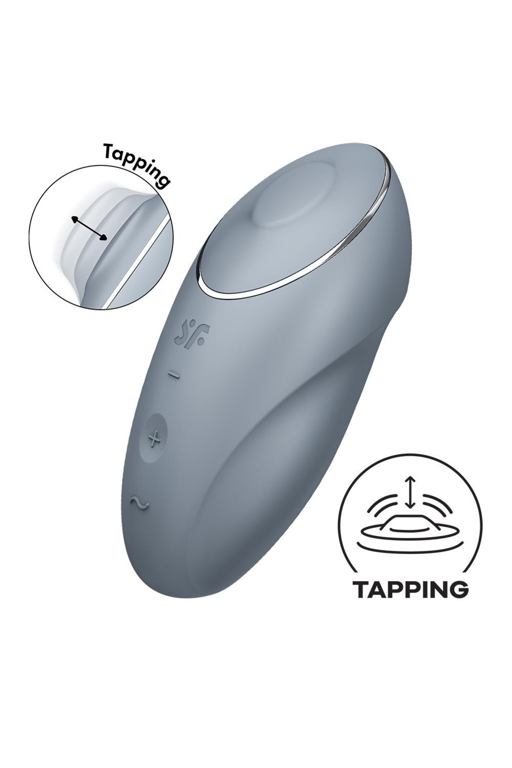 Masażer łechtaczki lay-on Satisfyer Tap & Climax 1