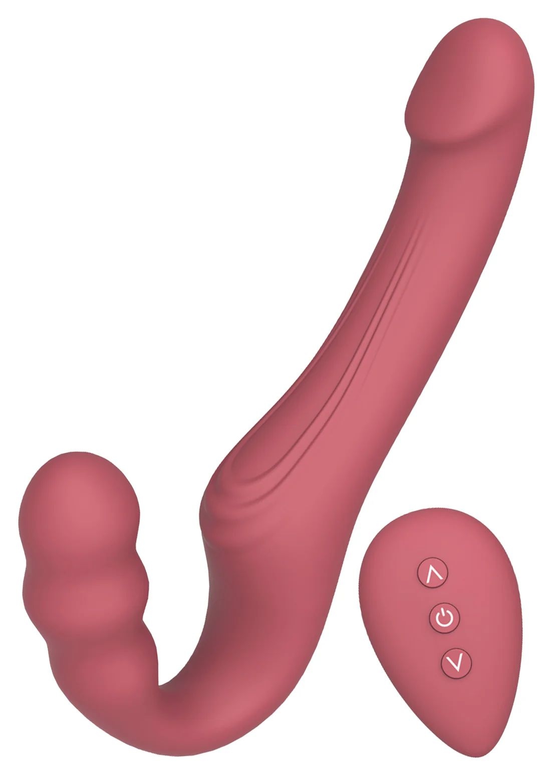 Wibrujący strap-on bez uprzęży She.E.O Strapless Strap-On Vibrator