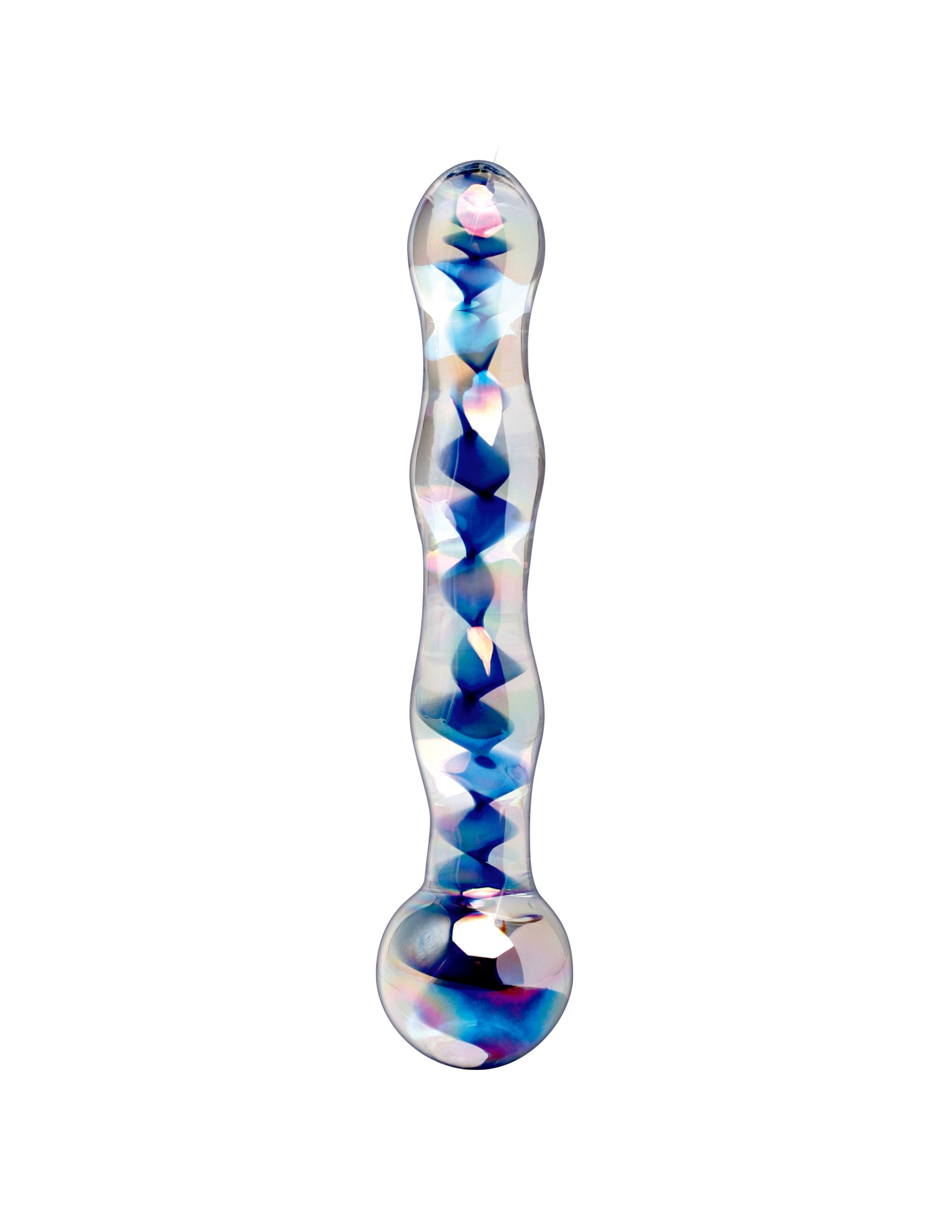 Migocące szklane dildo Icicles no. 8