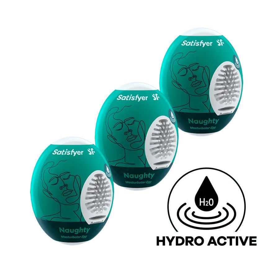 Zestaw masturbatorów Satisfyer Masturbator Egg Naughty 3 szt.