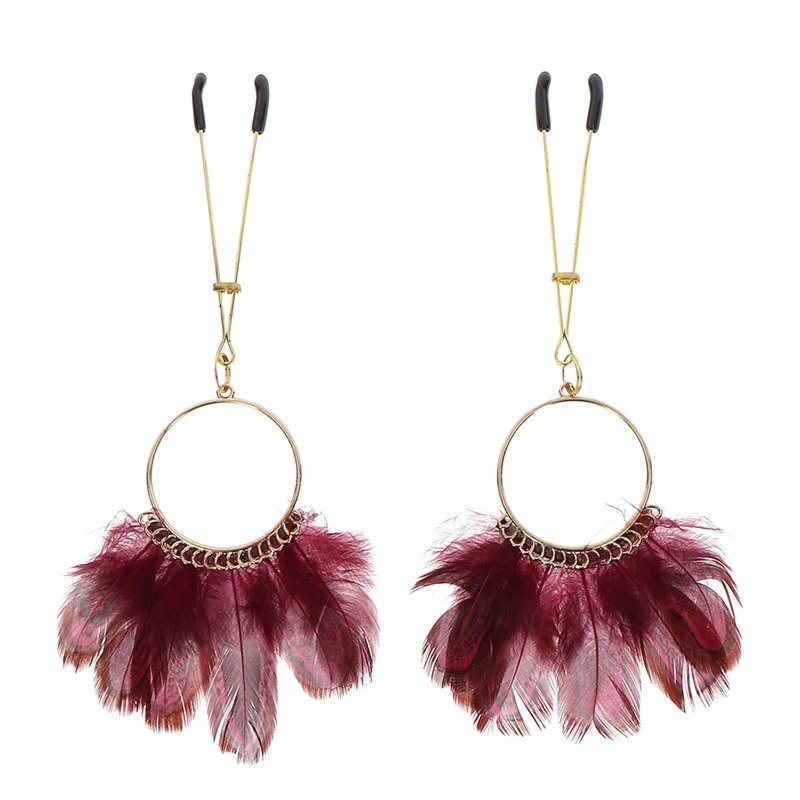 Zaciski na sutki Taboom Tweezers with Feathers