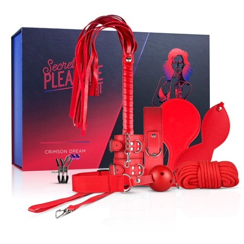 Zestaw BDSM Secret Pleasure Chest Crimson Dream