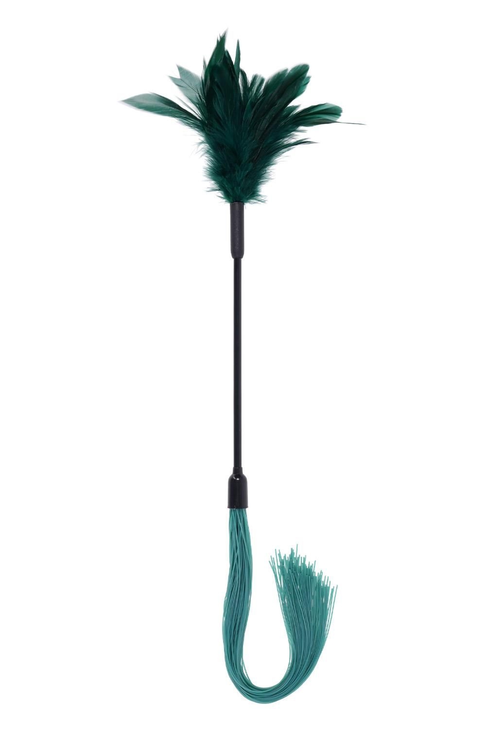 Piórko do pieszczot i pejczyk BDSM 2w1 Sportsheets Sex & Mischief Feather Tickler