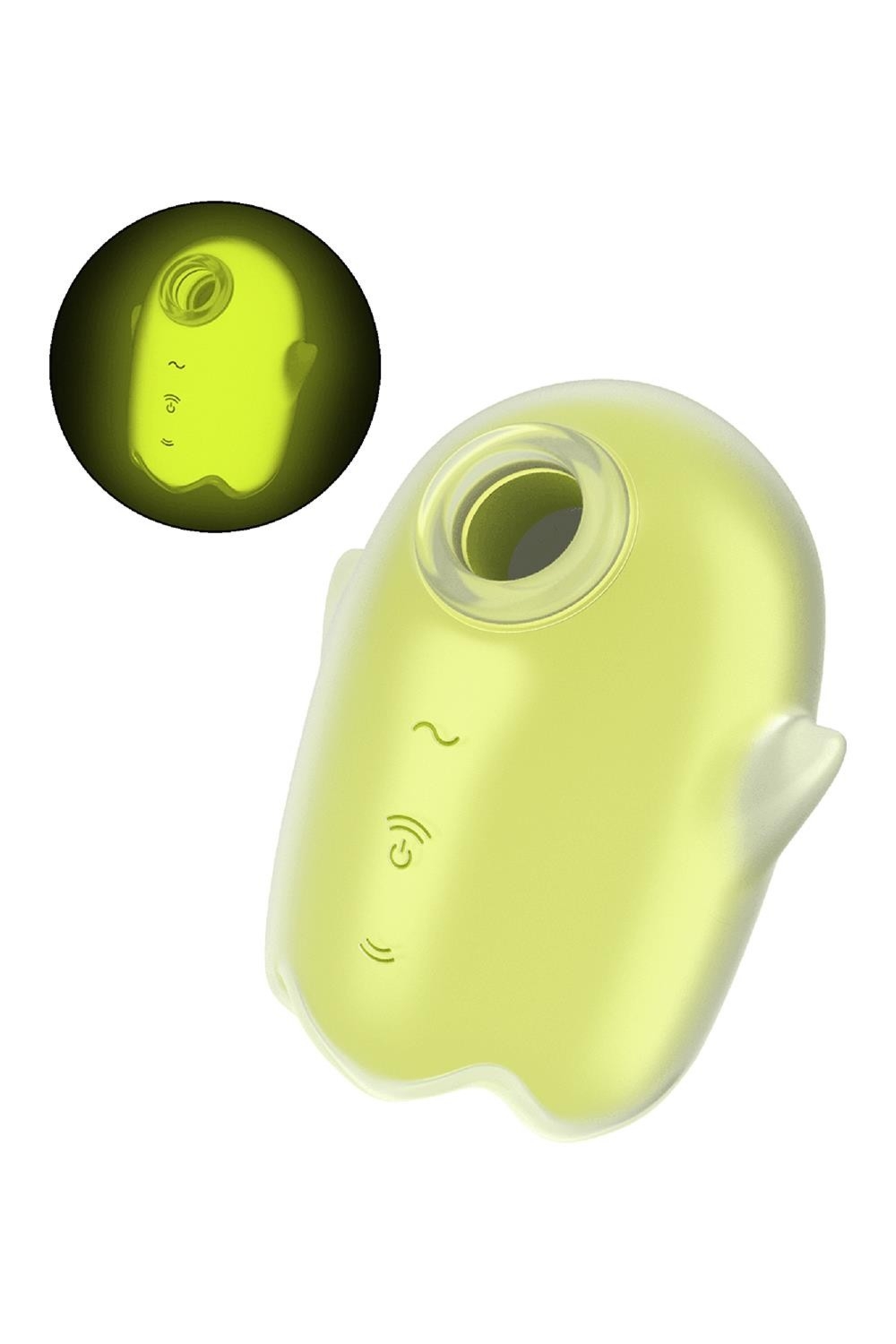 Bezdotykowy masażer łechtaczki wibrujący 2w1 Satisfyer Glowing Ghost