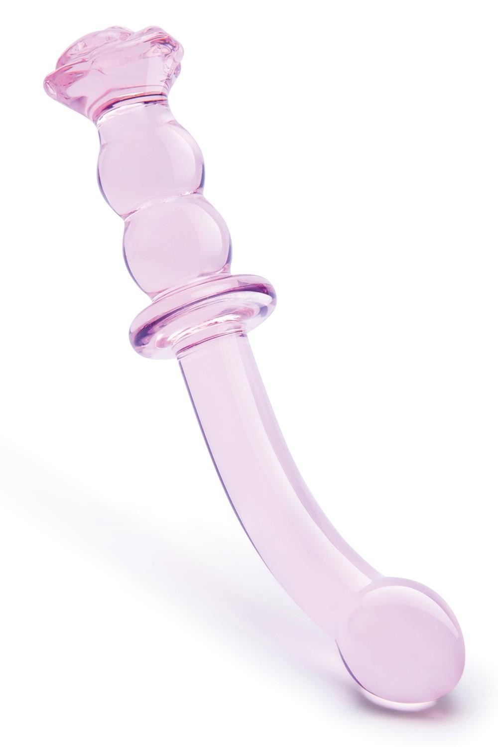 Szklane dildo obszaru G Dreamtoys Glaze Glass Rosebud 8
