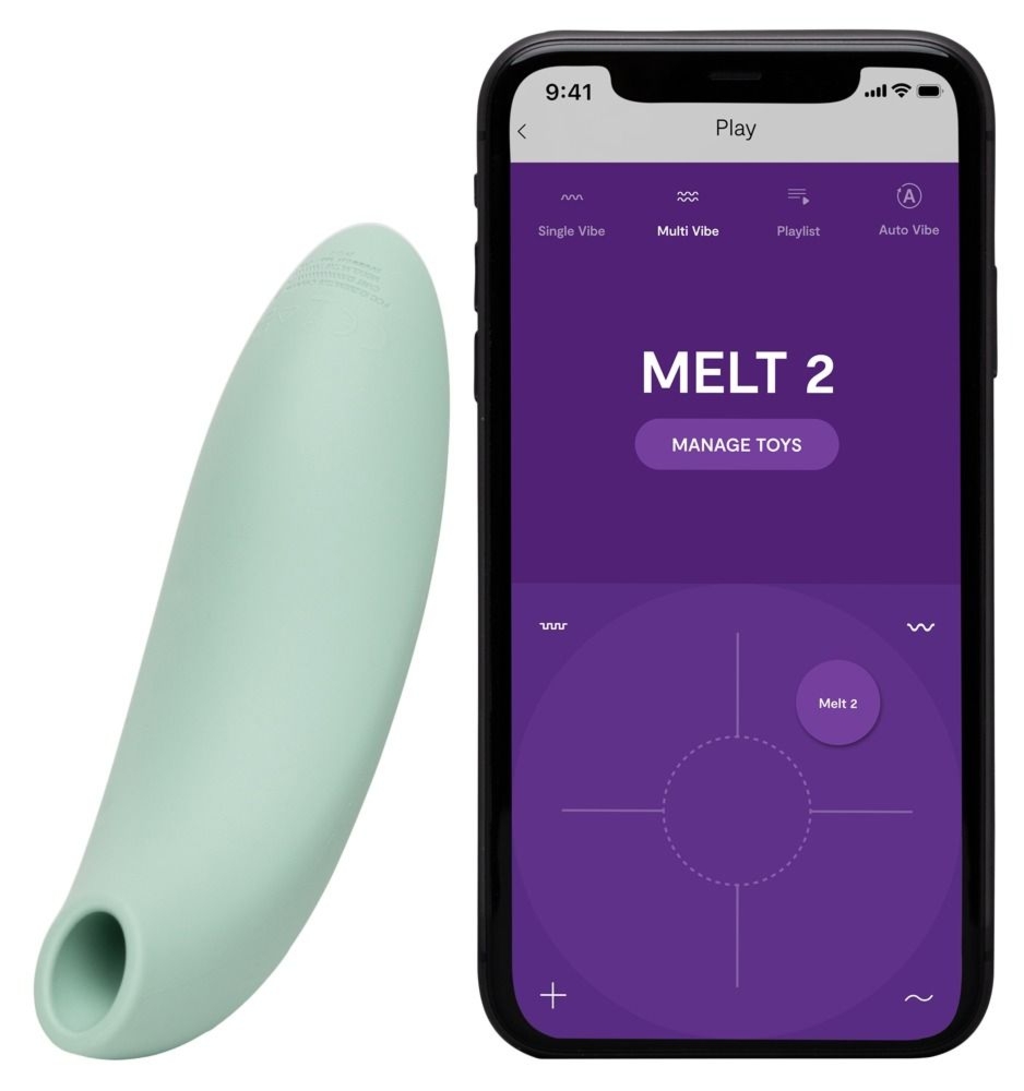 Masażer bezdotykowy dla par We-Vibe Melt 2 Pleasure Air