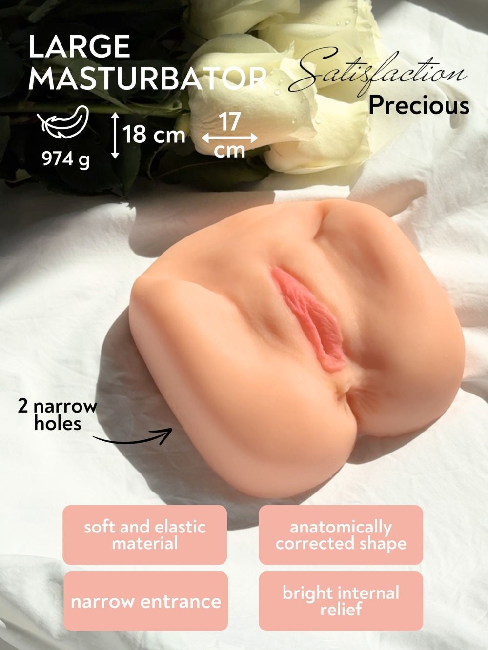 Realistyczna wagina Lola Games Satisfaction Precious