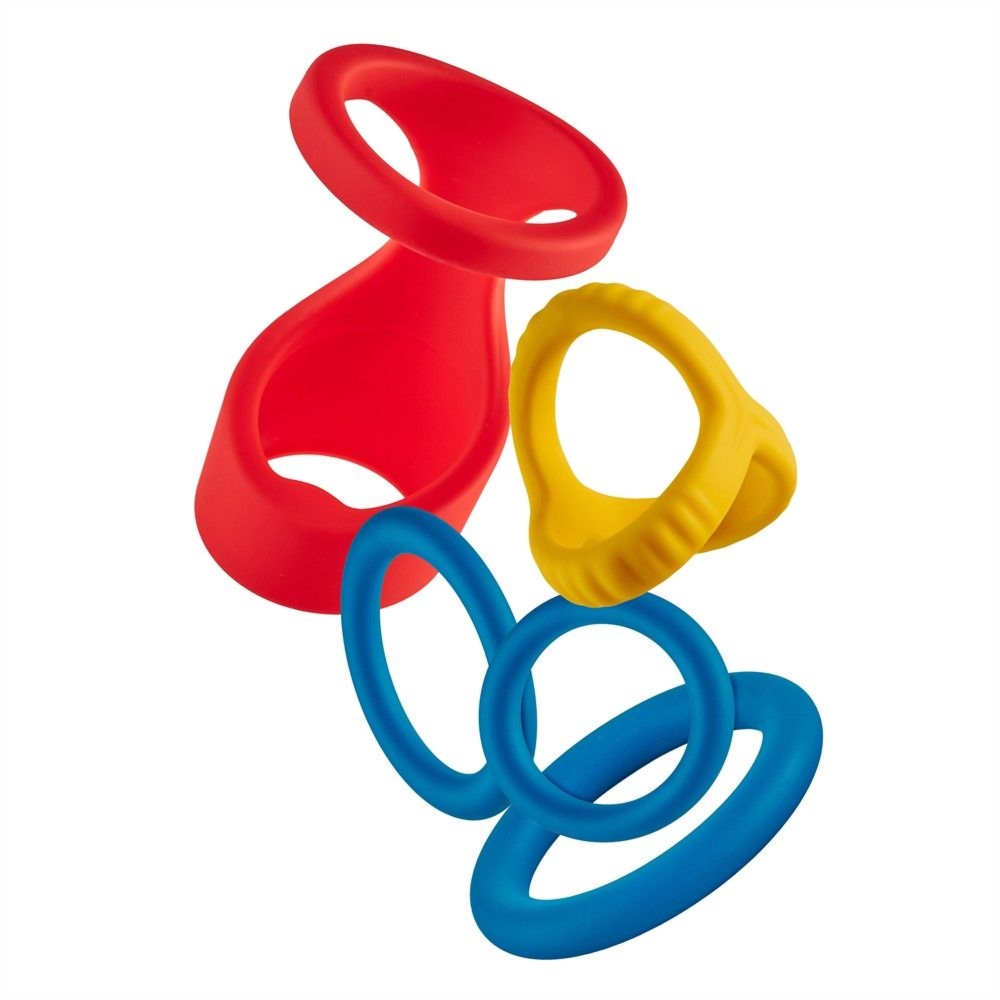 Zestaw pierścieni na penisa Dreamtoys Love Signal Long Play Love Set