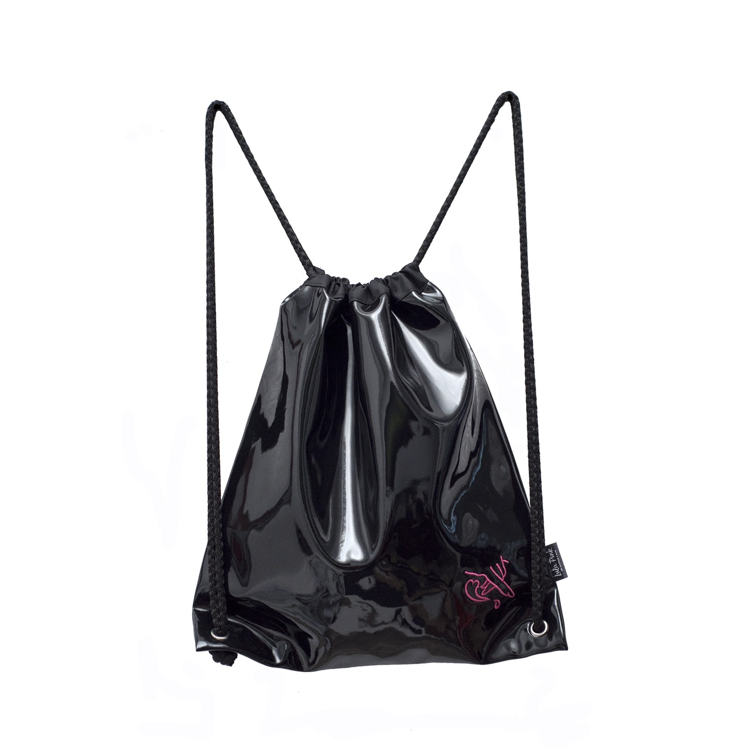 Plecak worek Rave Black Lula Pink