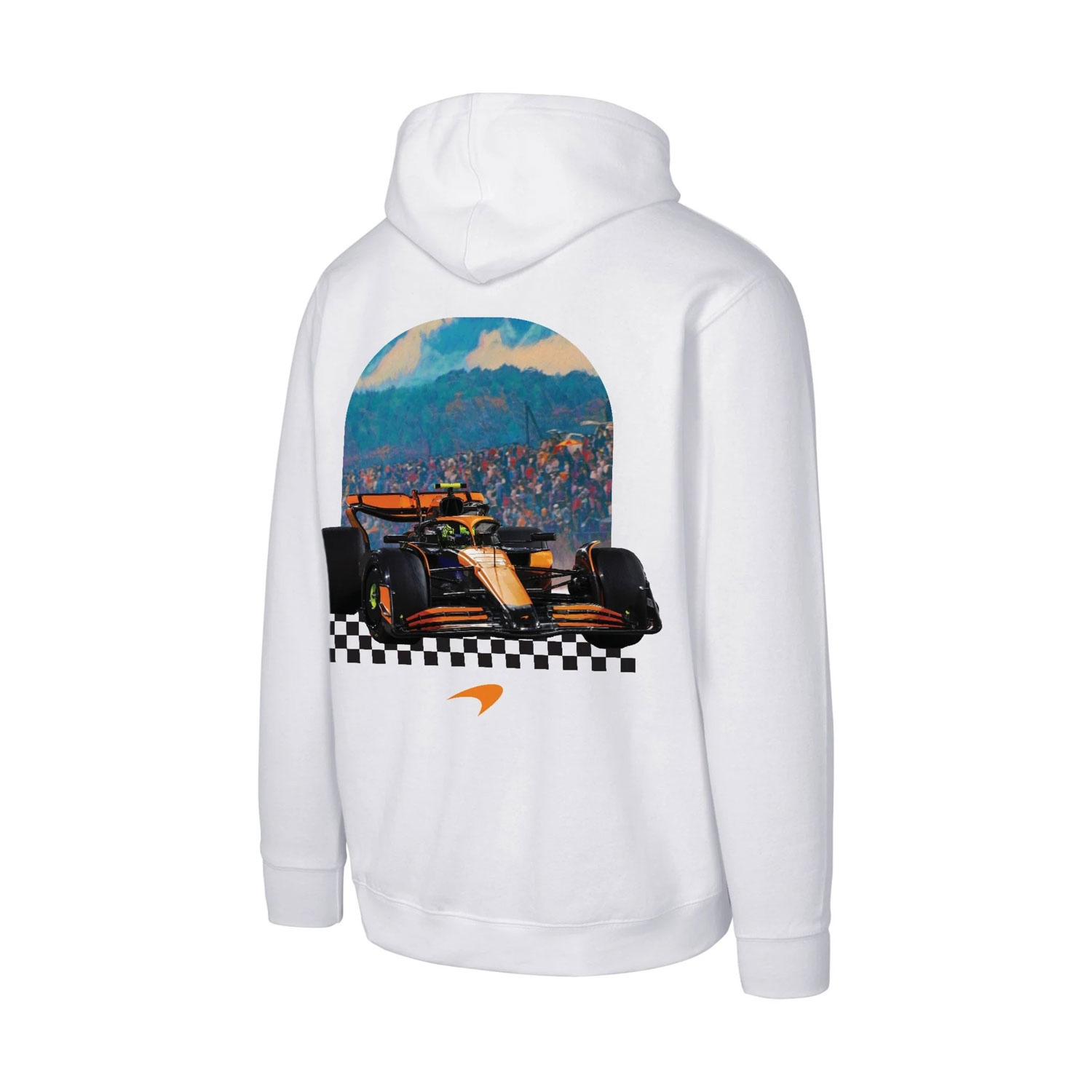Bluza męska z kapturem Retro McLaren F1 2025