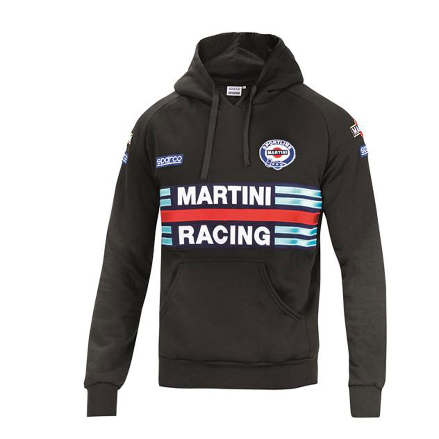 Bluza z kapturem Martini Racing Sparco czarna
