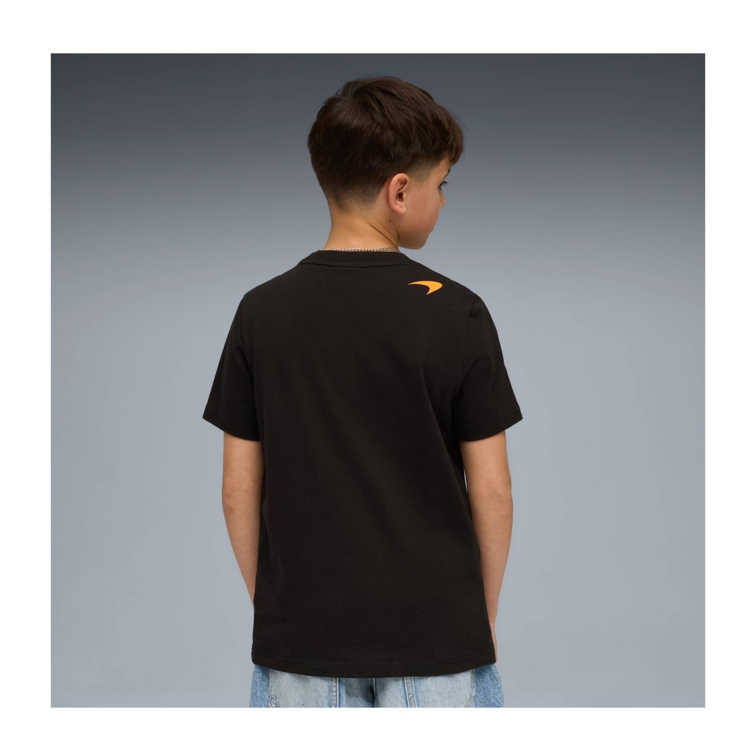 Koszulka t-shirt dziecięca czarna Large Logo McLaren F1 2026