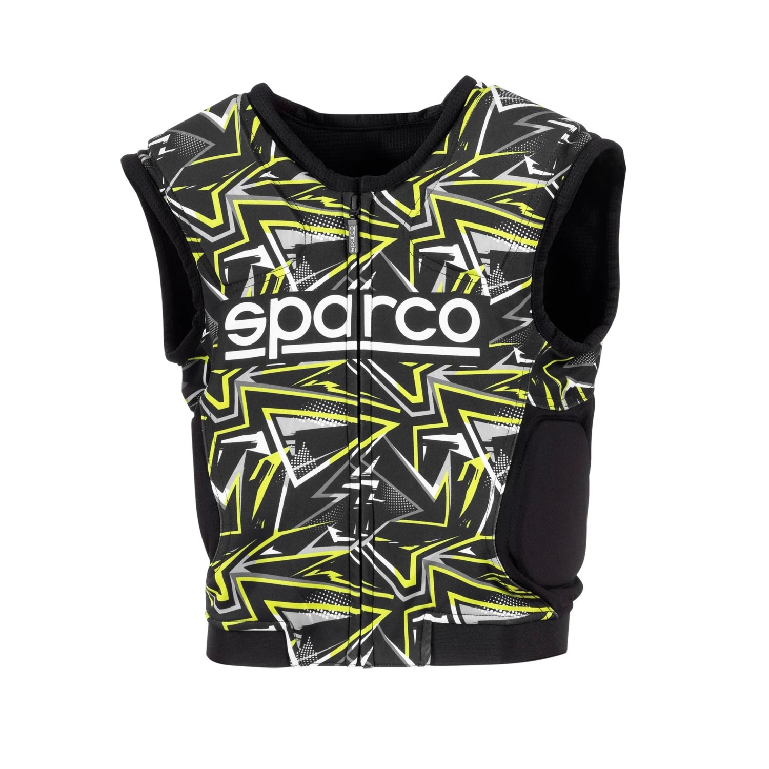 Kamizelka ochronna kartingowa Sparco SJ PRO K-3 MY25 czarno-żółta