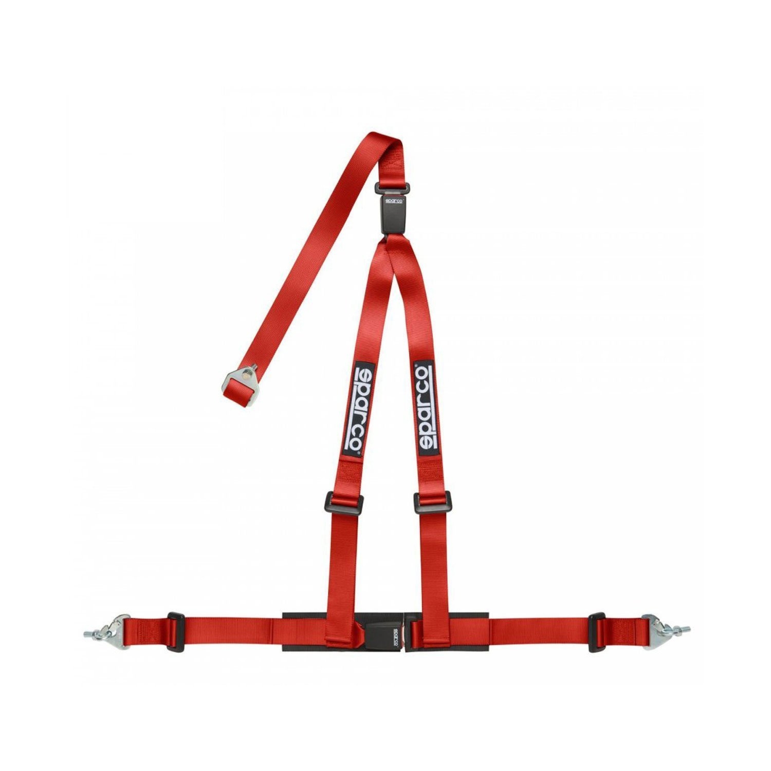 Pasy 3-punktowe Sparco Club H-3M Dual czerwone (ECE)