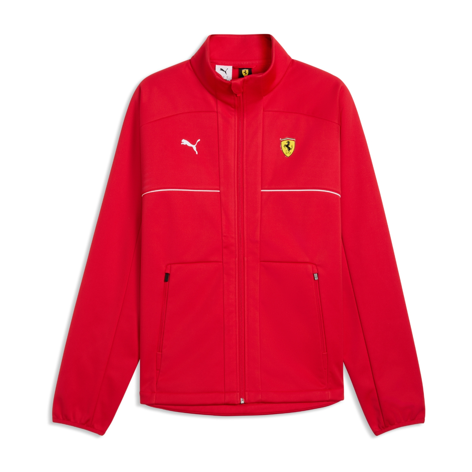 Kurtka męska softshell czerwona Logo Ferrari F1 2026