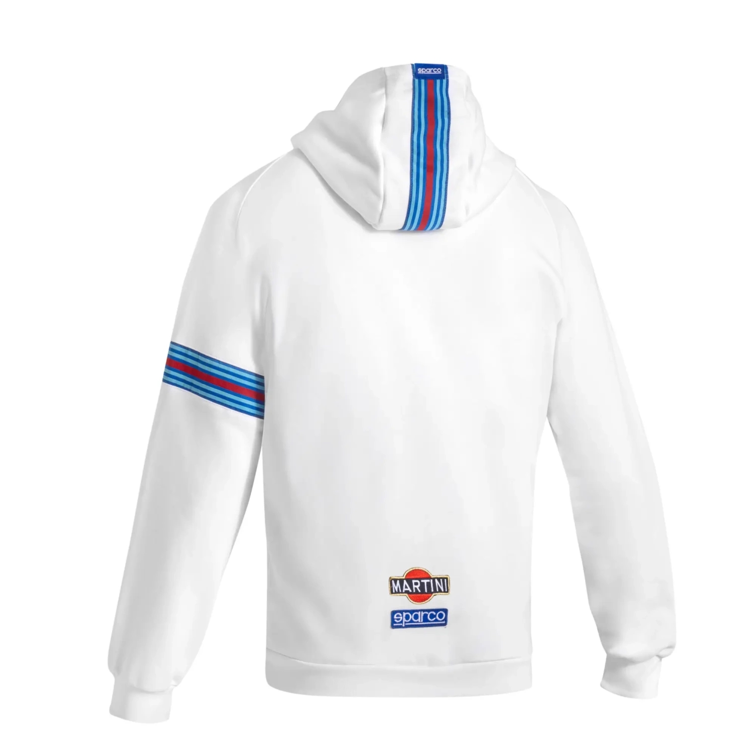 Bluza męska z kapturem Sparco Full Zip Martini Racing MY25 biała
