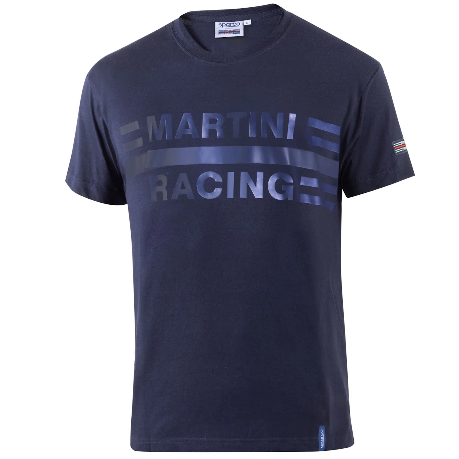 Koszulka t-shirt męska Sparco Martini Racing Big Logo navy