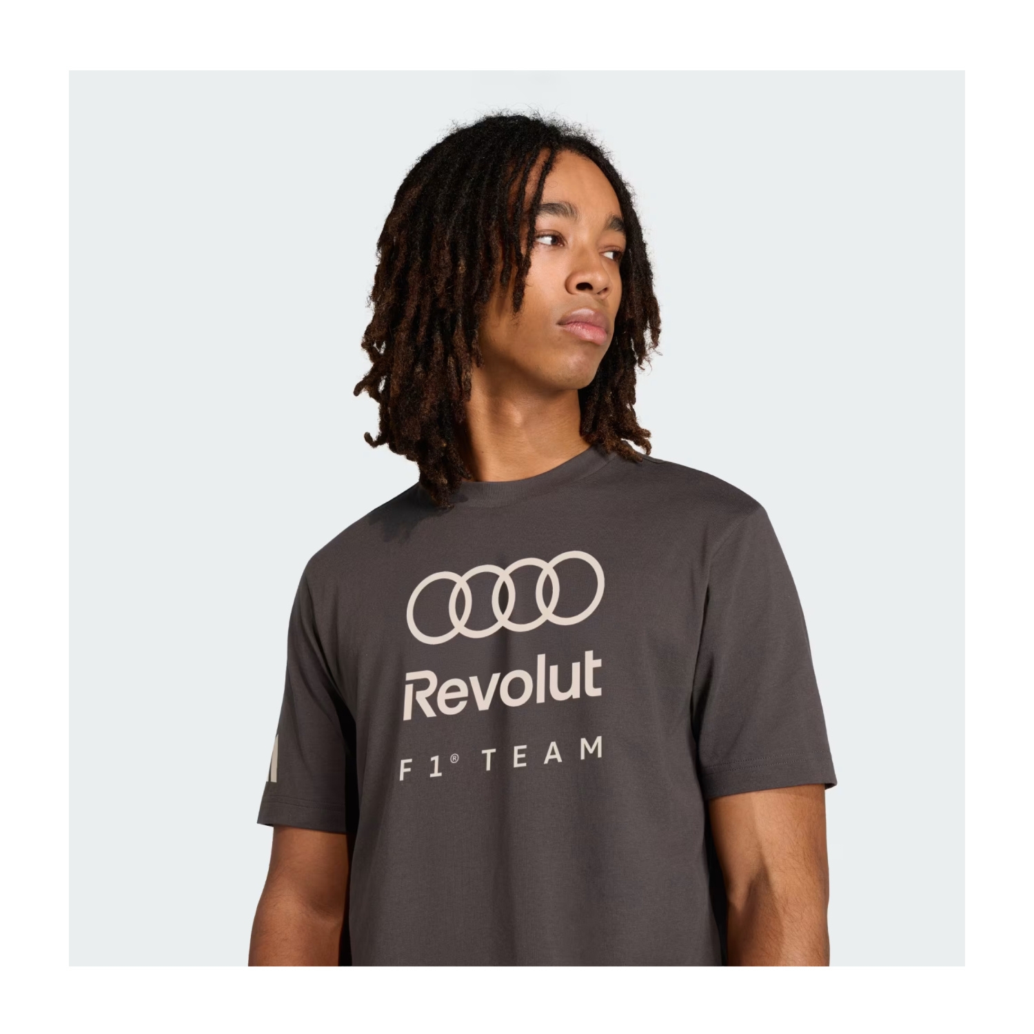 Koszulka t-shirt męska DNA Graphic szara Audi F1 2026