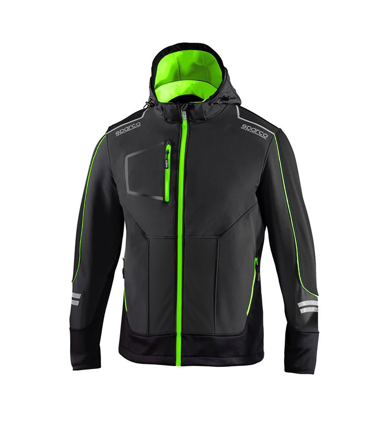 Kurtka męska softshell Sparco TECH zielona