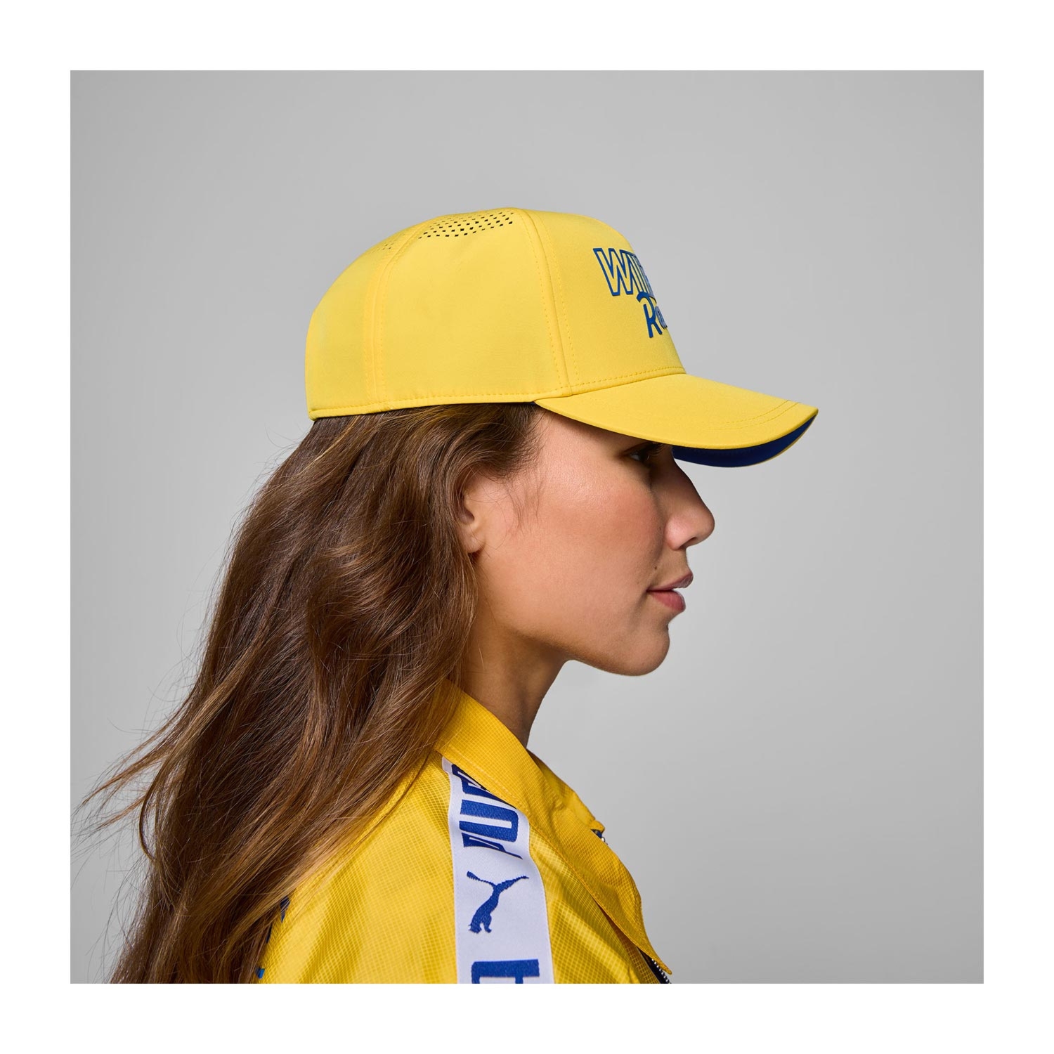 Czapka baseballowa męska trucker Pitlane żółta Williams Racing 2025