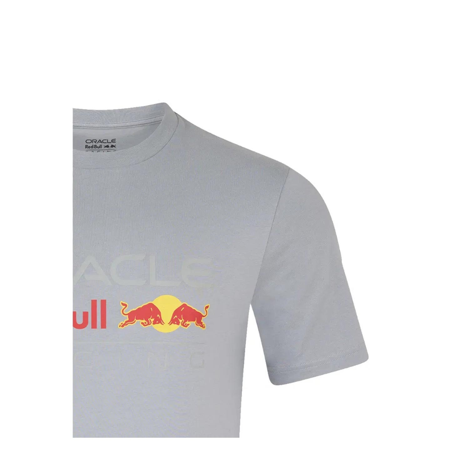 Koszulka T-shirt męska Front Logo szara Red Bull Racing 2025
